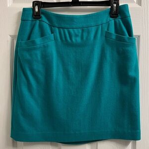 Teal Ann Taylor dress skirt, size 4